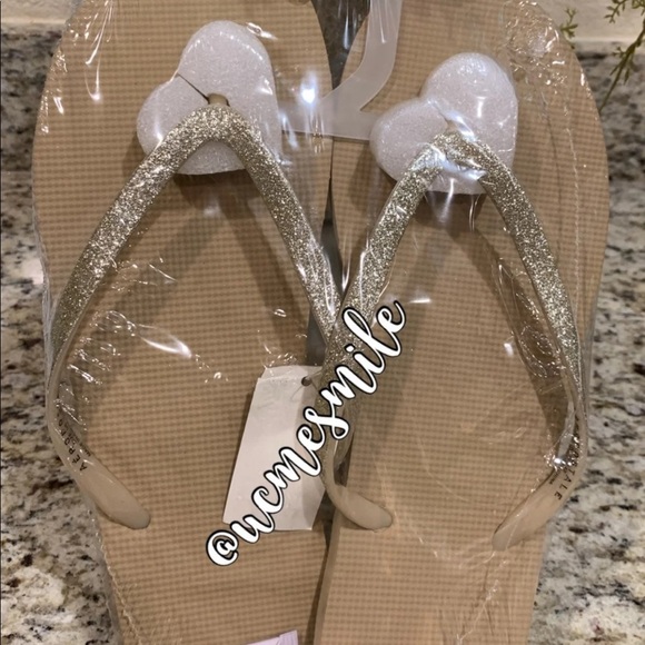 Glitter Strap Flip Flops - Picture 3 of 5